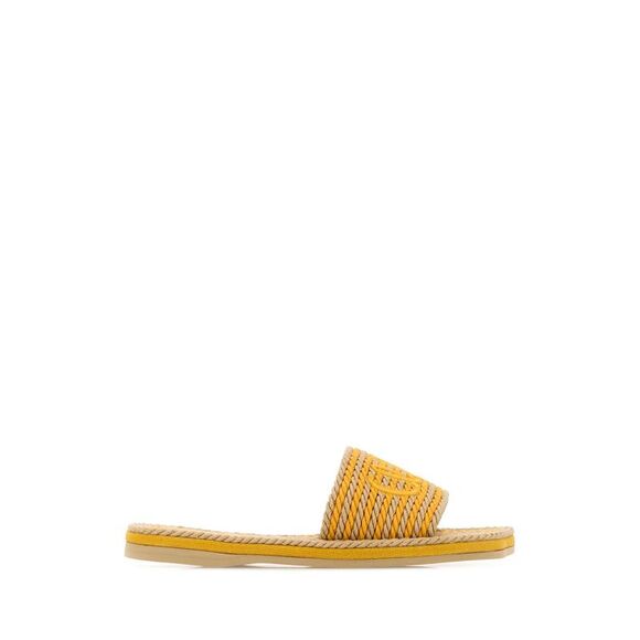 CHLOE Shoes - Chloe Women Embroidered Raffia Chlo㨠Sand Slippers